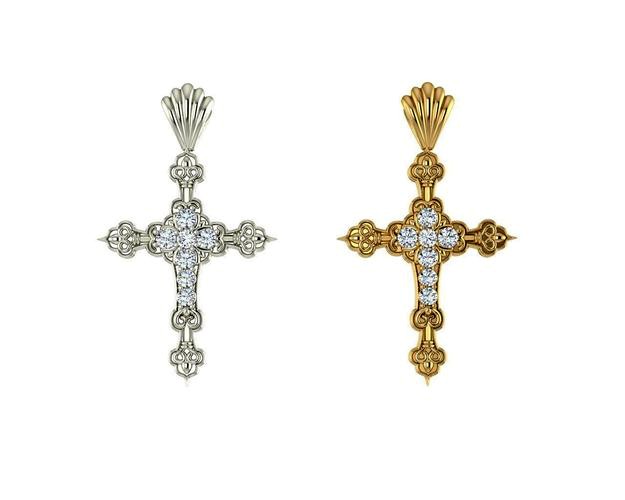 Cross pendant nice | 3D