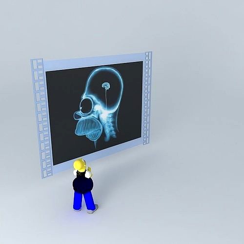 Homer Simpson xRay