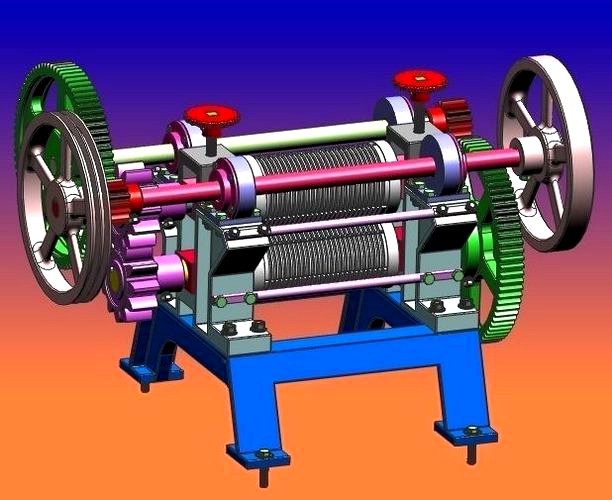 SUGARCANE JUICE EXTRACTING MACHINE