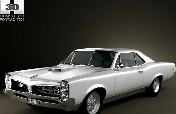 Pontiac GTO 1967 3D Model