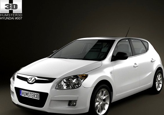 Hyundai i30 2010 3D Model