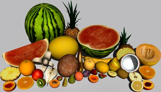 Fruit collection 3D Model
