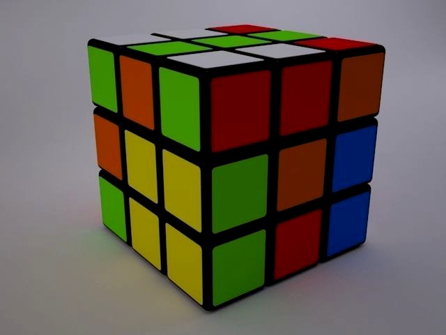 Animated Rubiks cube