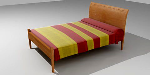 Wooden Bed
