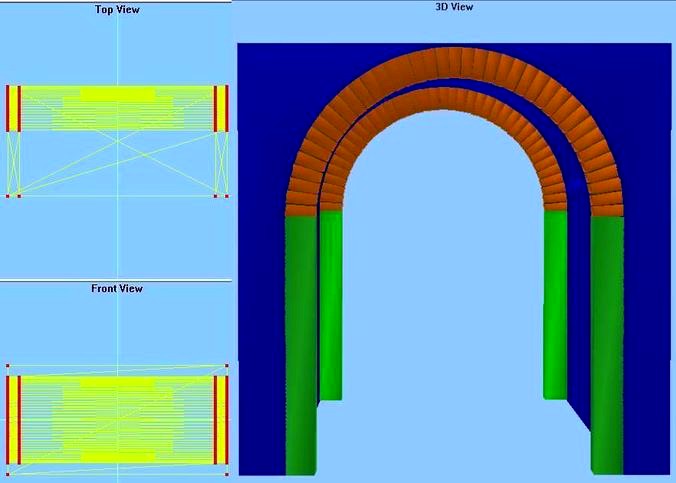 Barrel vault 10x20x10 feet