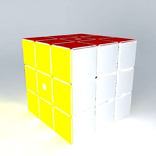rubix cube sample with rounded edges  corners