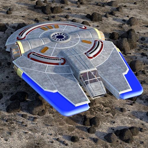 Peregrine Spacecraft for DAZ Studio