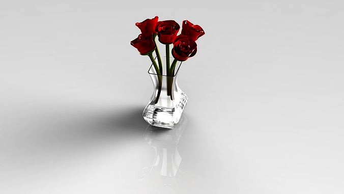 Flower Vase with fresh flowers