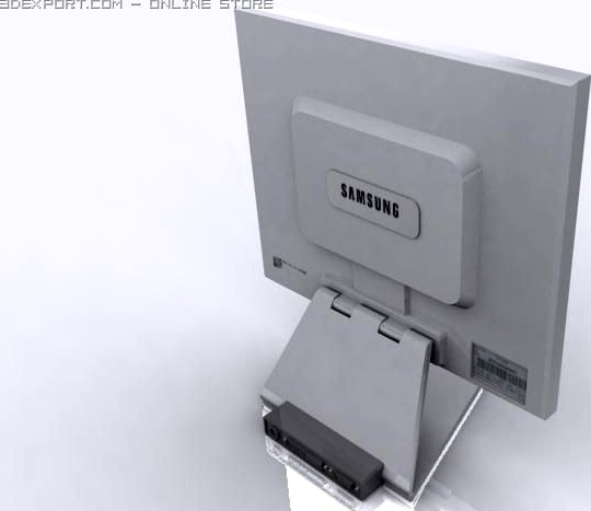 Samsung 172X LCD Monitor 3D Model