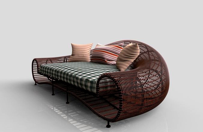 Croissant sofa