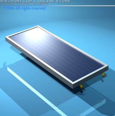 Solar panel 3D Model