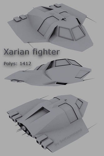 Xarian fighter