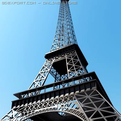Eiffel Tower 3D Model