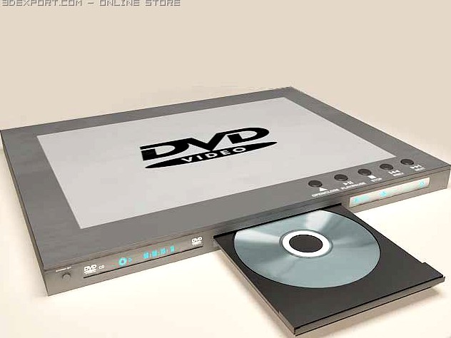 DVD 3D Model