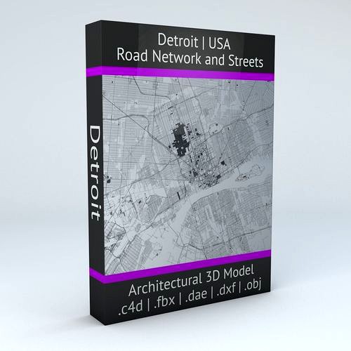 Detroit Road Network and Streets