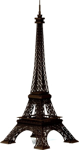 Eiffel Tower 3D Model