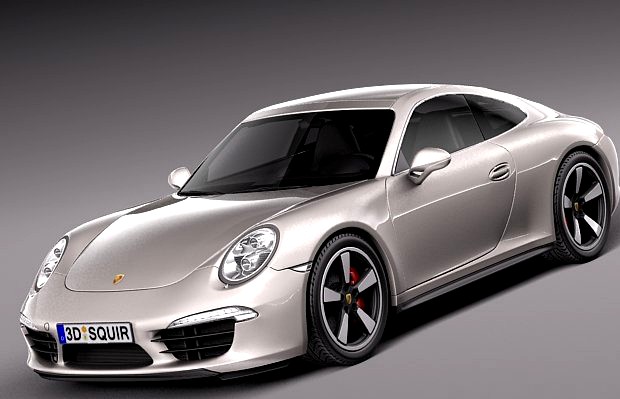 Porsche 911 50th Anniversary Edition 2014 3D Model