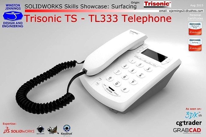 SW Skills - Trisonic TS-TL333 Telephone