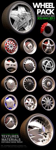 15 Beautiful rims Pack