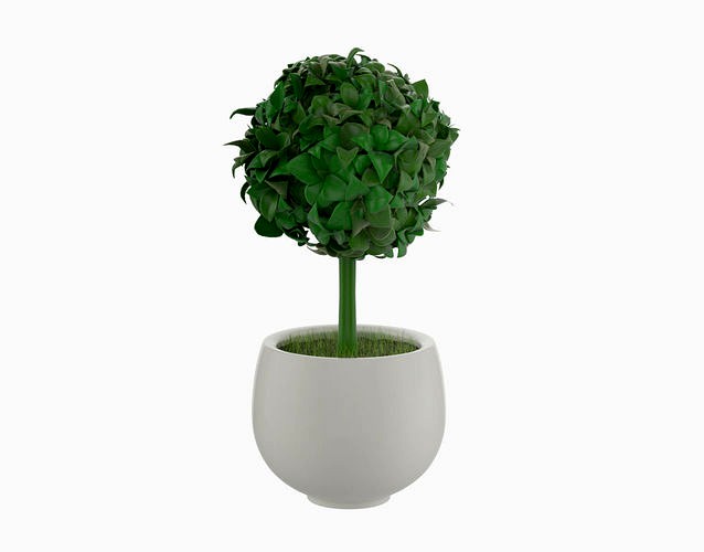 Artificial cacti rubberized topiary style