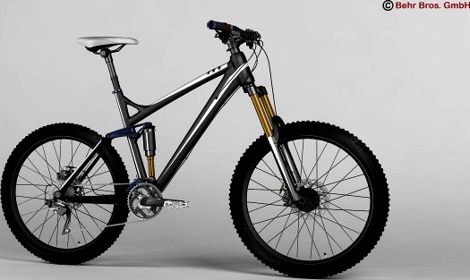 Generic Mountain Bike 3D Model