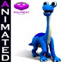 Cartoon Diplodocus 3D Model