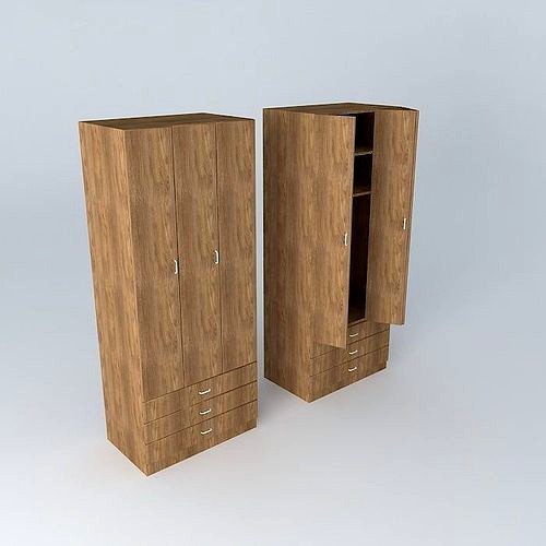 Single Wardrobe Oak