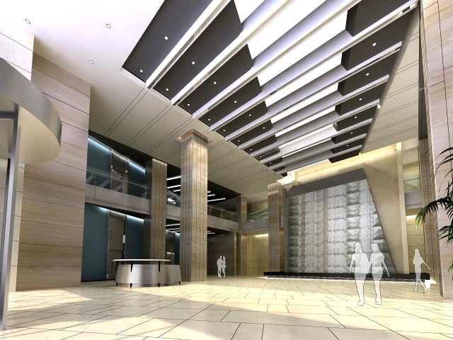 Lobby Space 037 3D Model