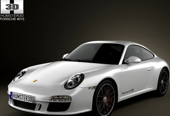 Porsche 911 Carrera GTS Coupe 2011 3D Model