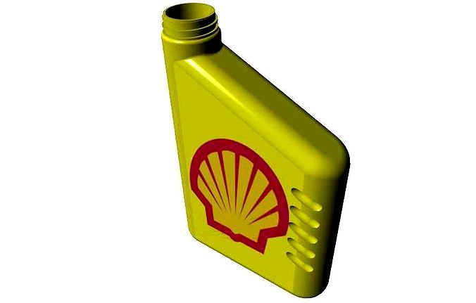 Shell oil Bottle