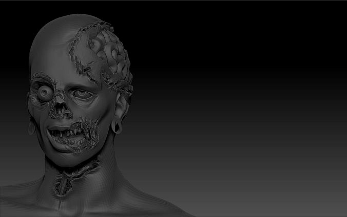 zombie face