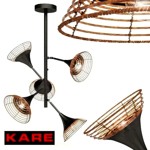 Pendant Lamp Rattan 5-lite