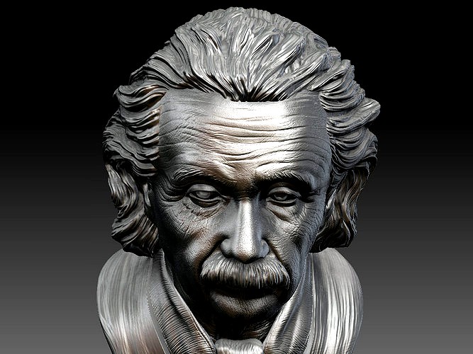 Albert Einstein sculpture