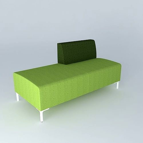 Modern green sofa