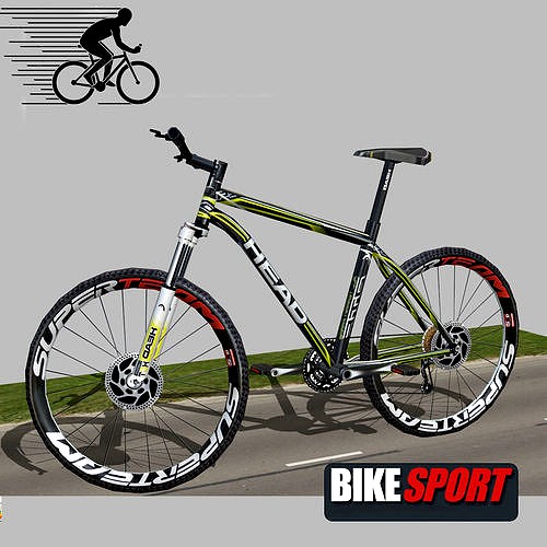 Mountain sport bicycle