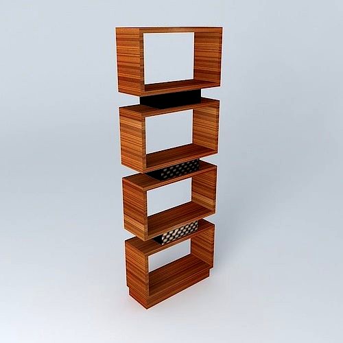 shelf in zebrawood