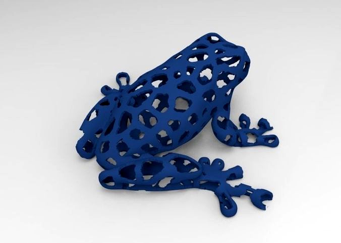 Voronoi Frog | 3D