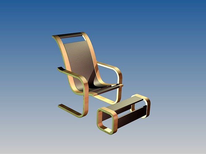 Chair with Footrest