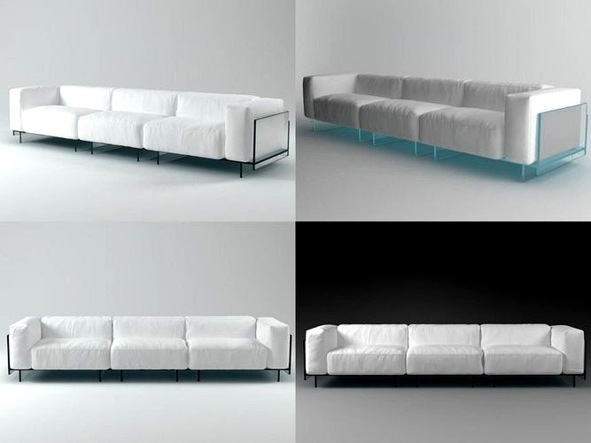 Crystal threeseater sofa