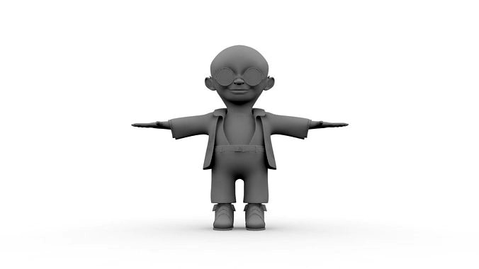 child 3d model