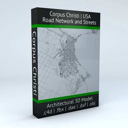 Corpus Christi Road Network and Streets