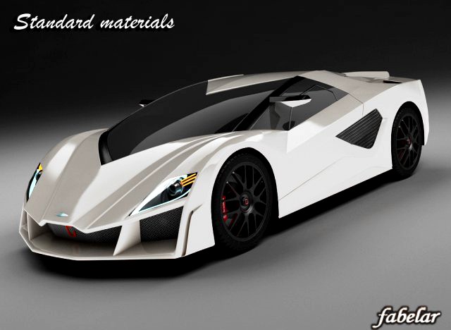 Giugiaro Frazer STD MAT 3D Model