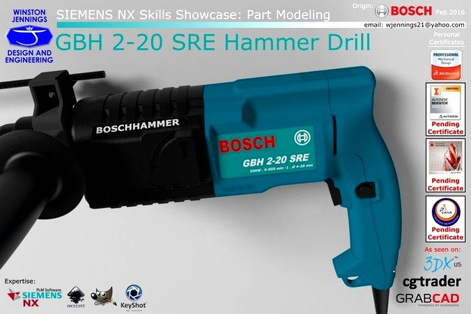 Bosch GBH 2-20 SRE Hammer Drill