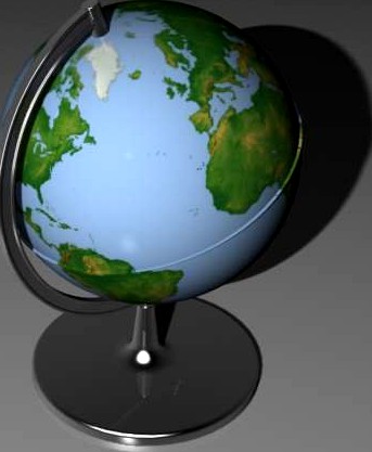 Globe 3D Model