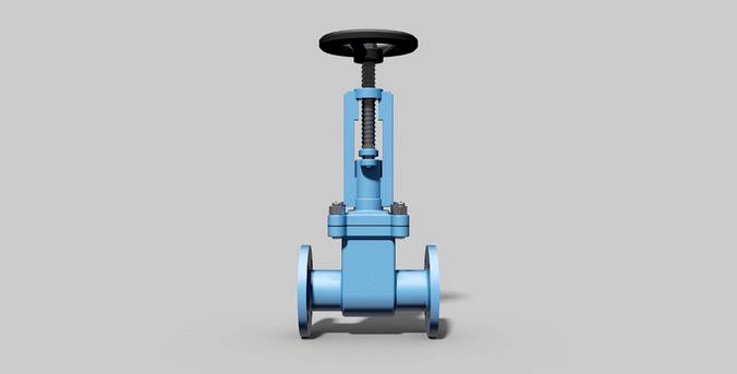 DN50 PN40 - Gate valve - Autodesk Inventor