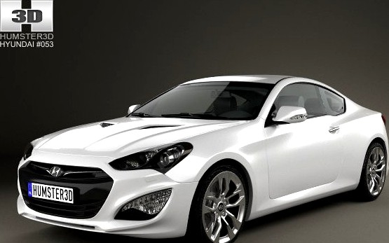 Hyundai Genesis Rohens coupe 2012 3D Model