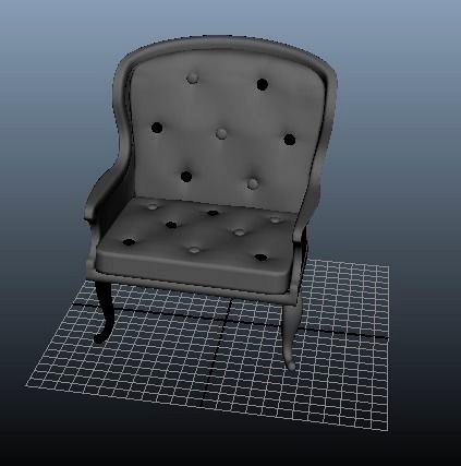 Leather vintage armchair