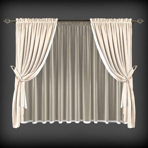 Curtain 3D model 293