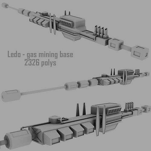 Ledo gas mining base