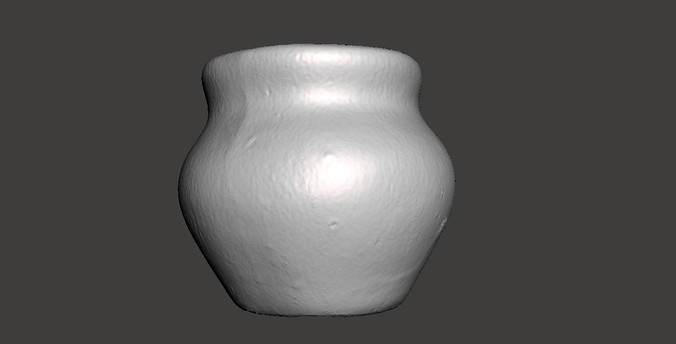 Ceramic Pot - laser-scanned